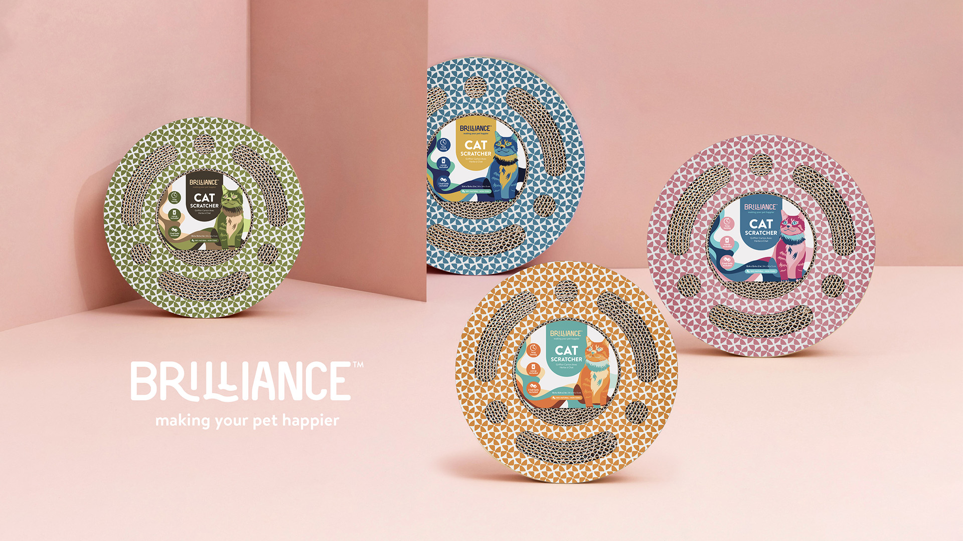 Work - Brilliance Round Cat Scratchers