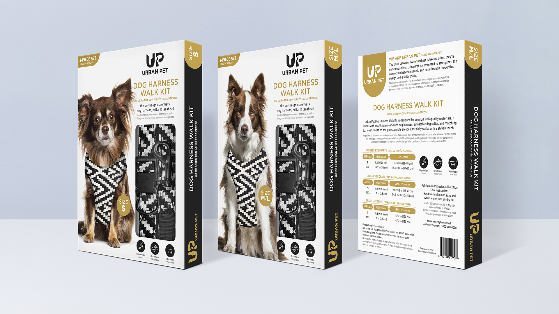 Work - Urban Pet 3PC Walk Kit